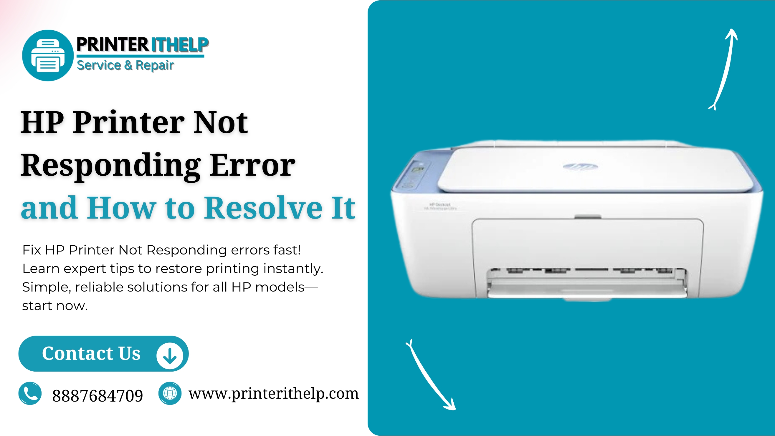 hp printer not responding fix