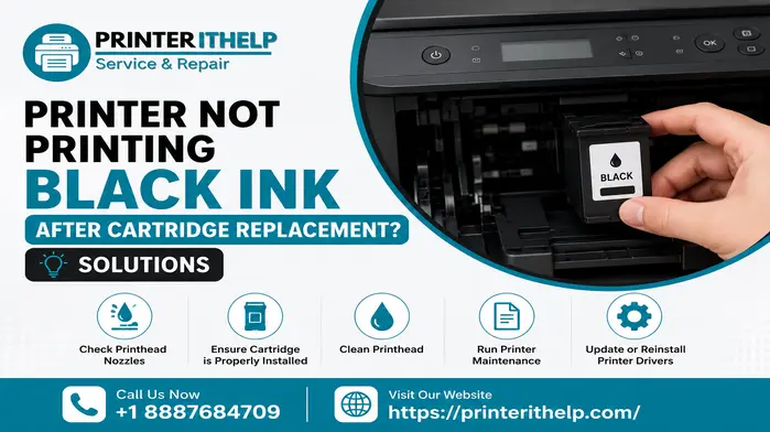 Printer Not Printing Black Ink After Cartridge Replacement