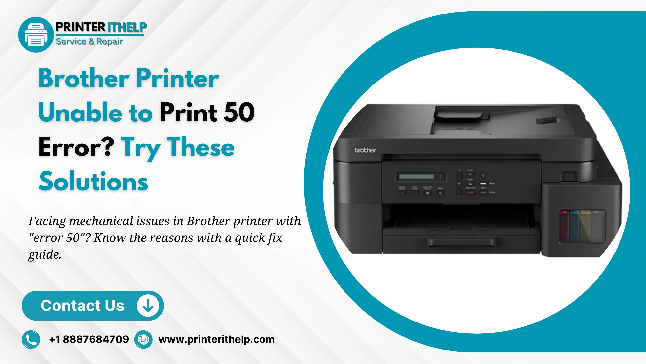 Brother Printer Unable to Print 50 Error