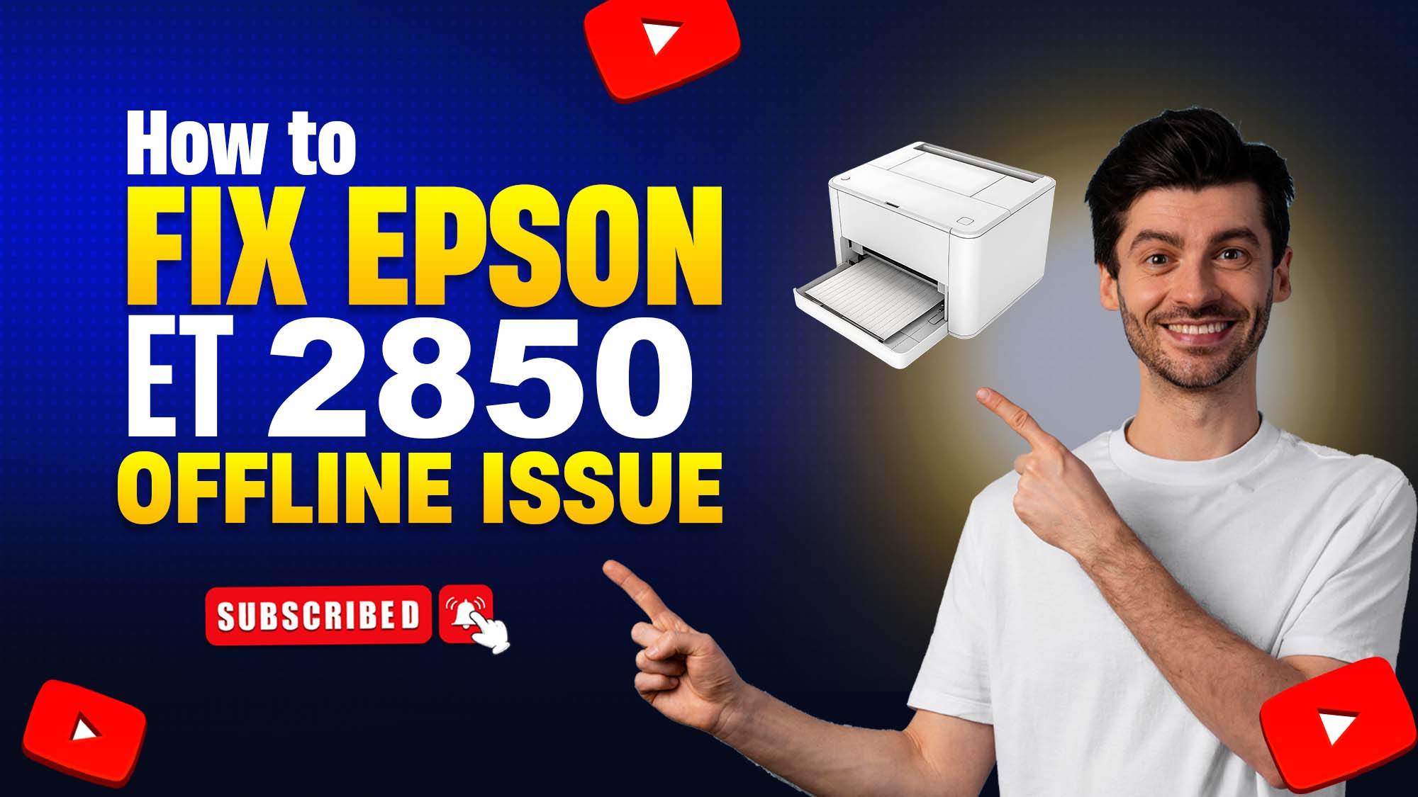 How to Fix Epson ET 2850 Offline Issue