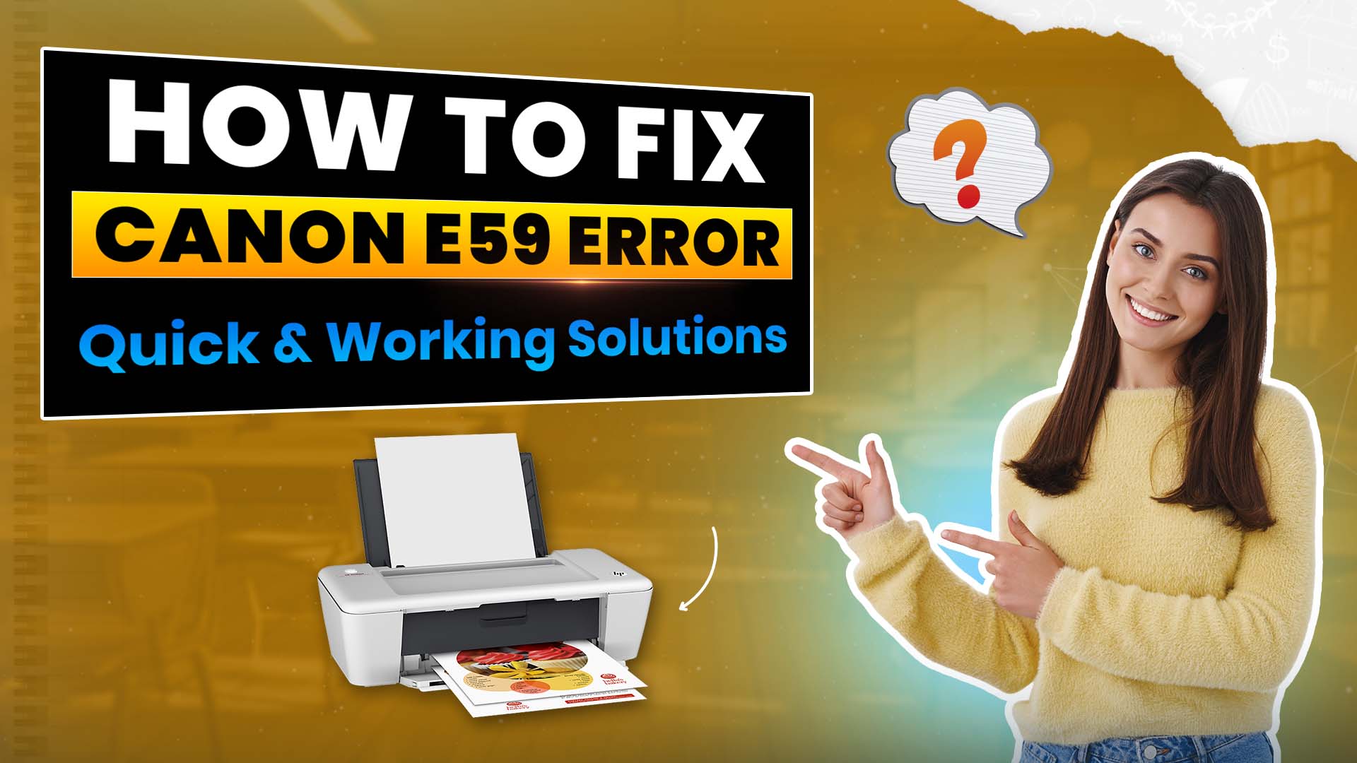 Canon E59 Error: Easy Methods to Restore Your Printer Fast